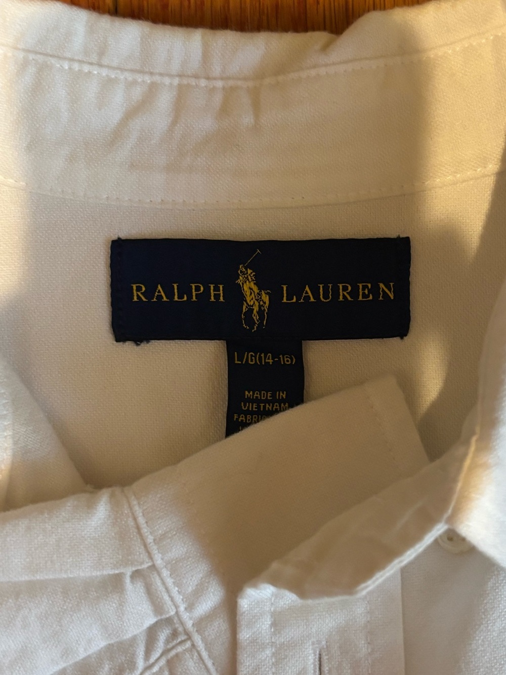 Ralph Lauren White Oxford Shirt - Picture 3 of 10